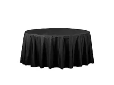 Round Black Linen in Madison Heights