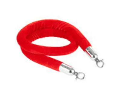 Red Stanchions Rope
