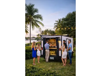 "The Pour House" Glamping 4 Tap Mobile Bar Experience in Port Saint Lucie