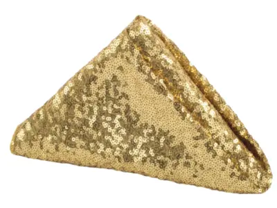 Glitz Sequin Napkin 20"x20" - Gold