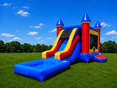 Castle Combo Bounce House & Slide: Wet or Dry in Oklahoma City