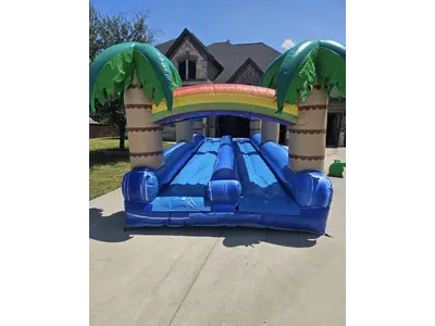 Tropical Dual Lane Slip n Slide