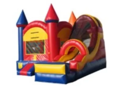 Rainbow Castle Bounce & Slide Dry Unit Max Weight 185 Per Rider in Gooding