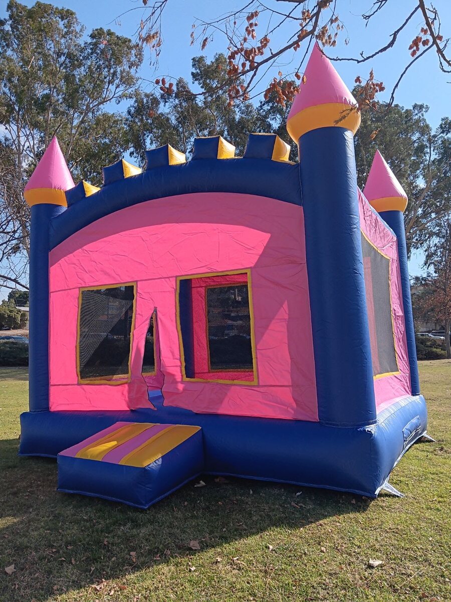 Pinky Castle Bounce House in La Mesa
