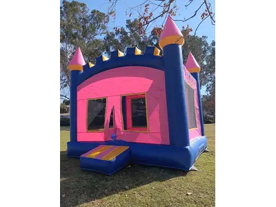 Pinky Castle Bounce House in La Mesa