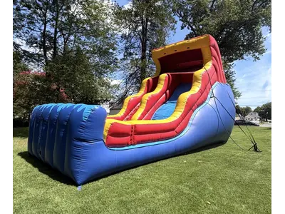 18 Ft Giant Blue Wave Wet/Dry Slide in Sewell