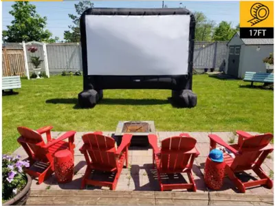 17ft Inflatable Projector Screen in Royal Oak