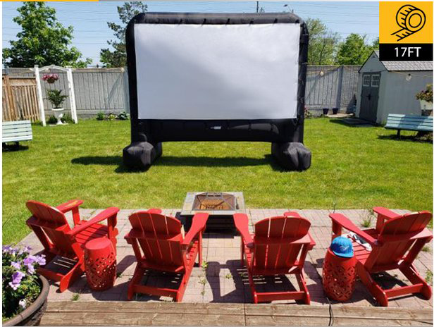 17ft Inflatable Projector Screen in Royal Oak