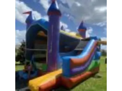 Wacky Castle With Slide #409 in meadow wood