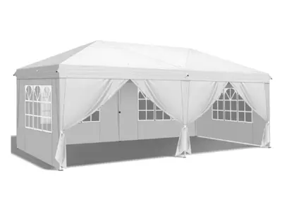 White Pop Up Tent 10X20 in Juno Beach