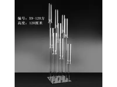 Glass Candlestick Candelabra