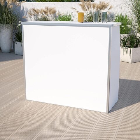 4ft Portable White Bar in Saint Clair Shores