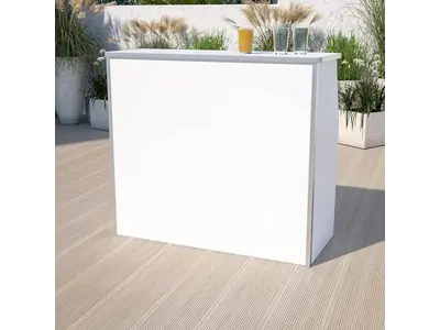 4ft Portable White Bar in Saint Clair Shores