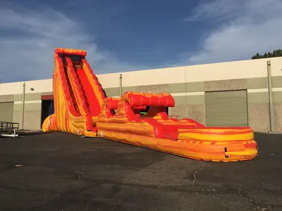 36ft by 90ft Yellow Marble Water Slide in Phoenix