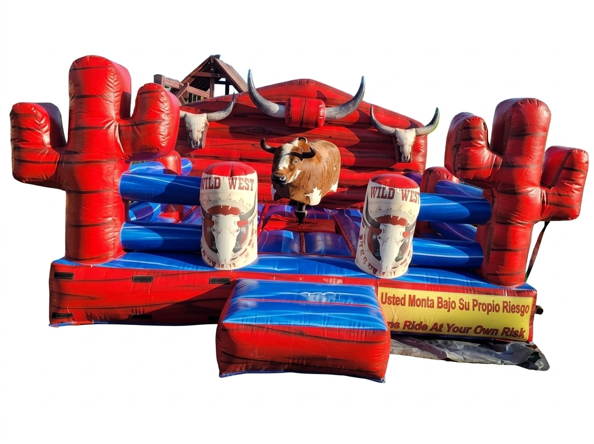 15'x15' WILD RED Mechanical Bull in Riverside