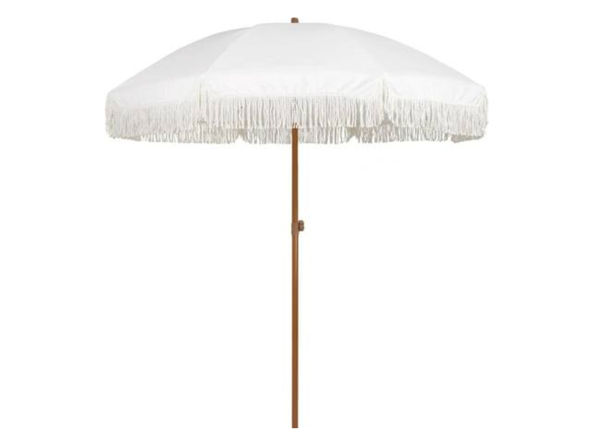 Umbrella-Scalloped Fringed Off White in Wellington