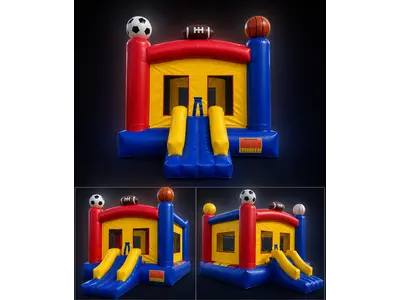Sports Combo Bounce House with Slide