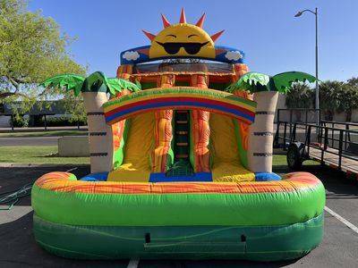 16ft Sun double lane water slide