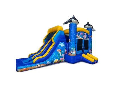 Ocean Adventure Combo Water Slide & Bounce House in Century