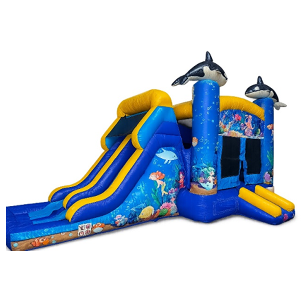 Ocean Adventure Combo Water Slide & Bounce House in Century