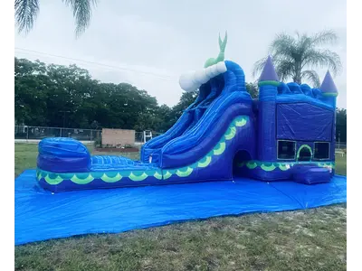 Mermaid Titan Dual Lane Bounce House in BRADENTON