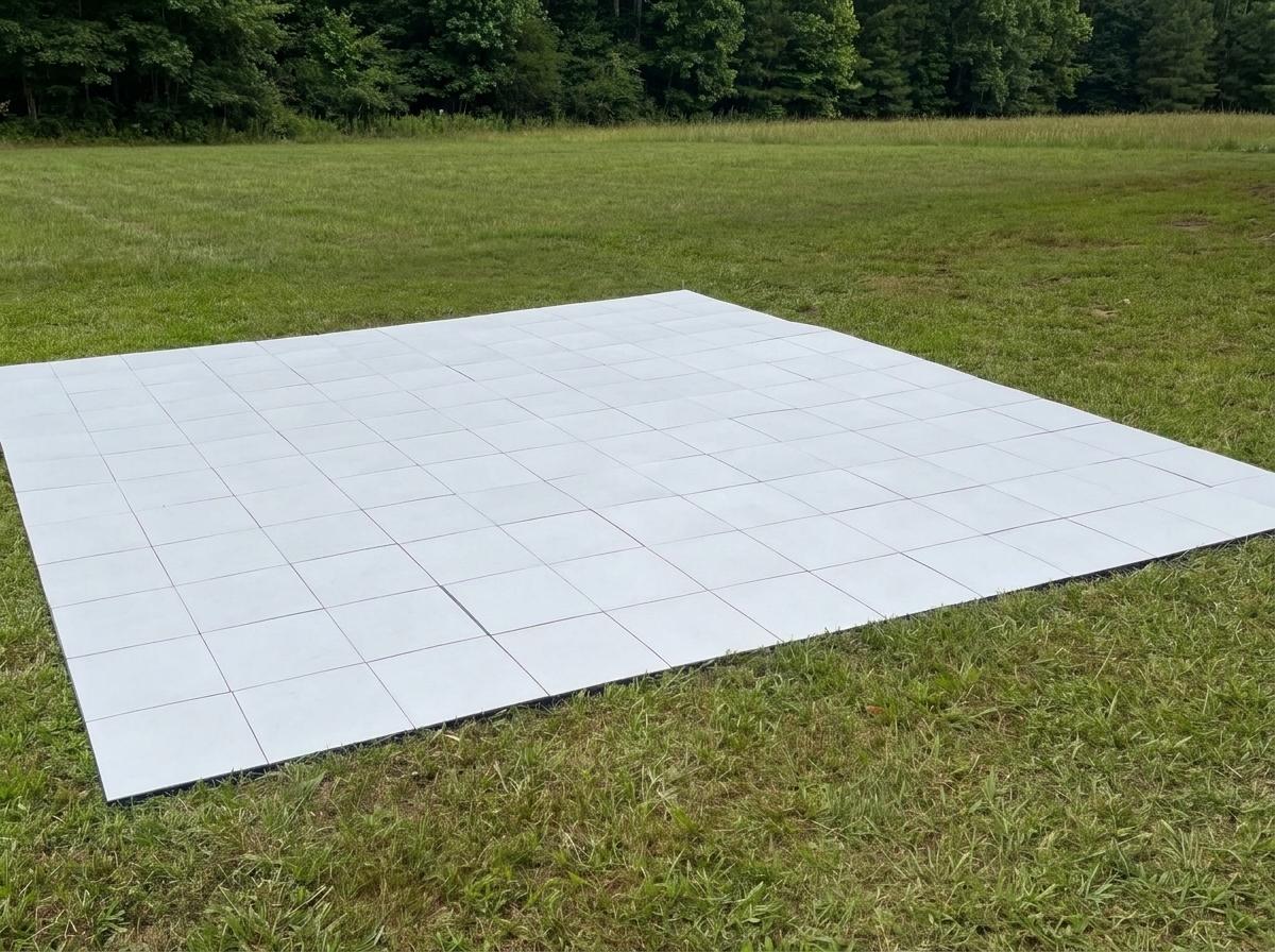 16x16 White Dance Floor in Alexandria