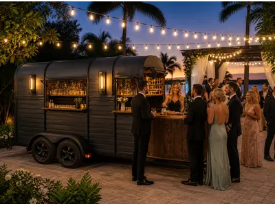 Speakeasy Horse Trailer Mobile Bar in Geenacres