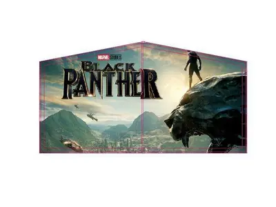 Black Panther banner in San Antonio