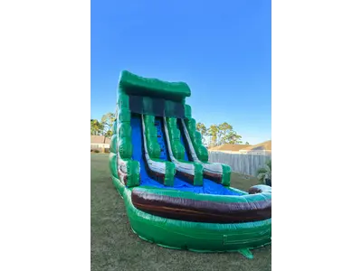 Jungle Fun Double Lane Water Slide 20ft H by 30ft L in Ocean Isle Beach