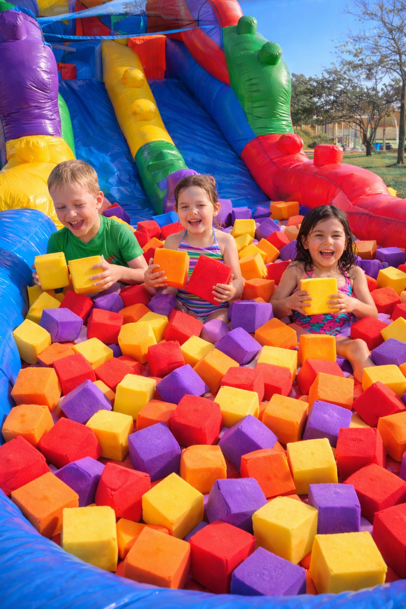 12' Block Party Dual Lane Slide in Nashville