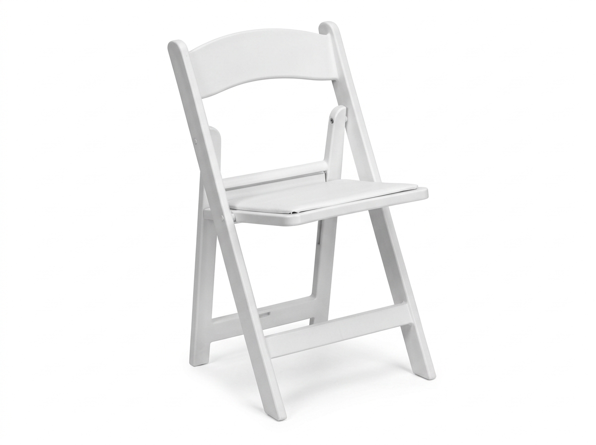 White Resin Padded Chairs in Riverside