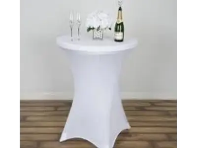 White spandex bistro covers in Wayne