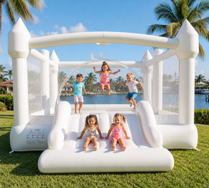 Inflatable Bounce House With Hoop 15X12