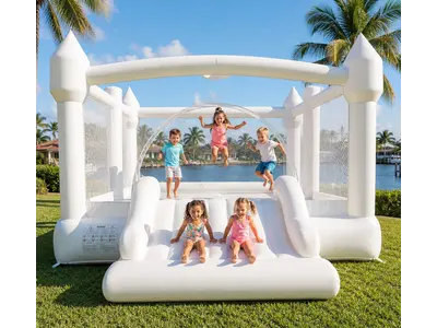Inflatable Bounce House With Hoop 15X12 in Tequesta