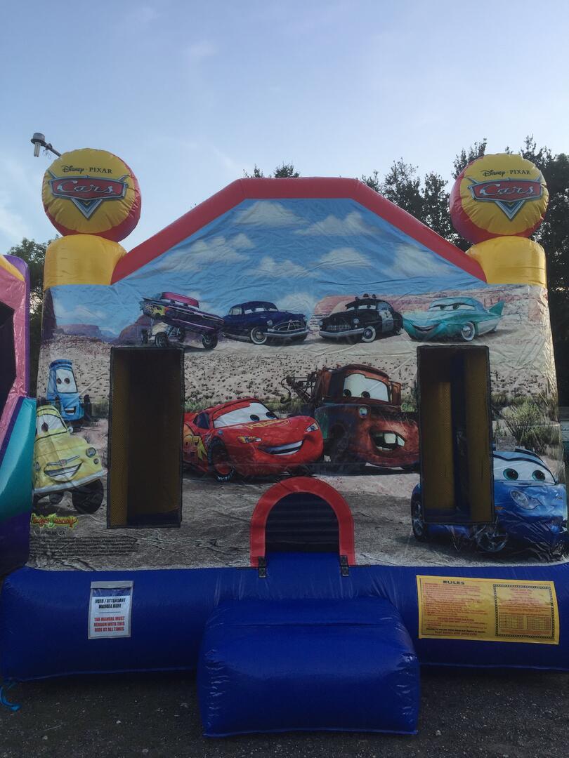 Cars On The Road Bounce House in Winter Park