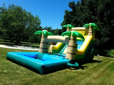 Large Tropical Water Slide in Dennisville