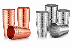 Aluminum Cups - Stainless Or Copper - 14oz (Per Guest)
