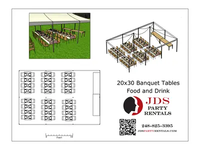 20x30 High Peak Tent in Lathrup Village