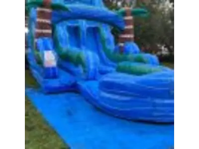 19' Tropical Double Lane Waterslide #704 in Azalea Park