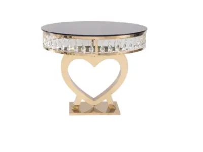 Crystals Heart Table