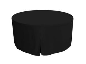 60-inch Polyester Tablecloth - Black