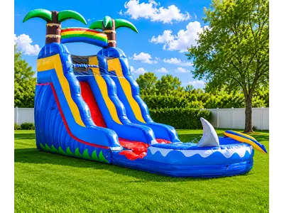 15ft Ocean Shark Water Slide in Fresno