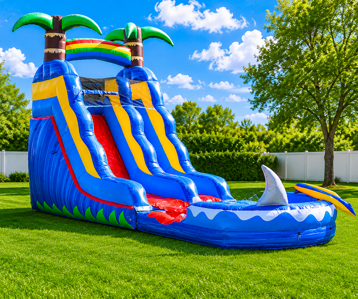 15ft Ocean Shark Water Slide in Fresno