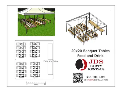 20x20 High Peak Tent in Madison Heights