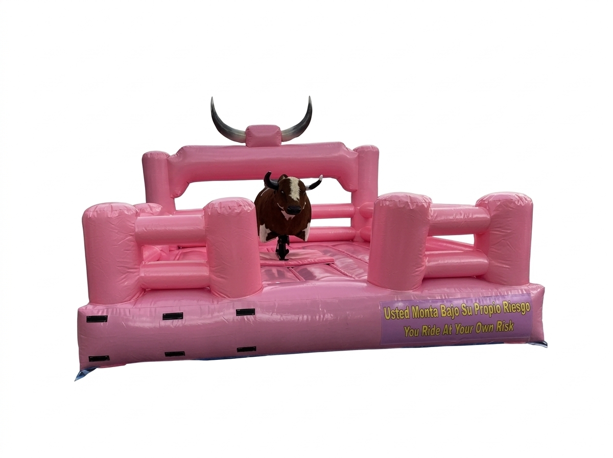 15'x15' LUXURY Pastel Pink Mechanical Bull in Riverside