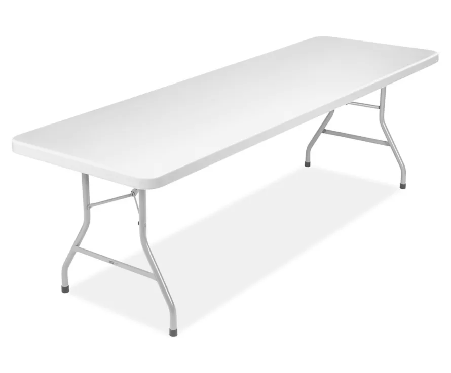 8-foot rectangle white in HURON