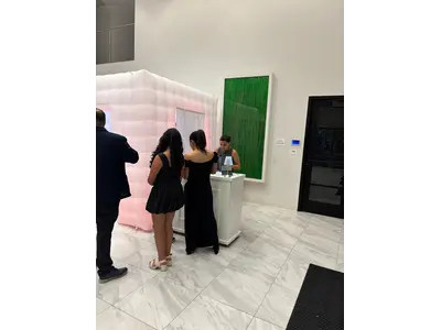 White Inflatable Photo Booth in Granbury