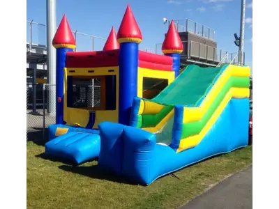 Castle Bounce and Slide Max Weight 180 Per Rider in Declo