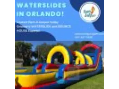 20' Single Lane, wet Slide, Slip slide & Pool #709 in Belle Isle