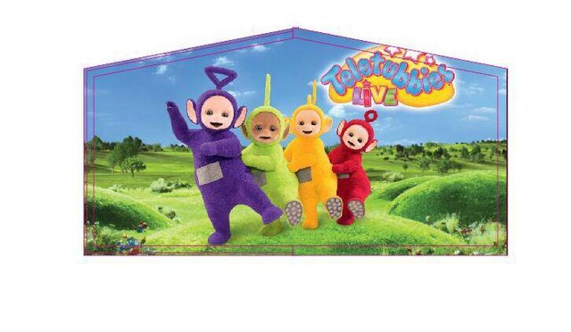 Teletubbies banner in San Antonio